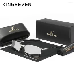 Sunglasses Genuine KINGSEVEN Polarized Men's Glasses Male Sun Day Night Vision Driving Outdoor Sports Eyewear