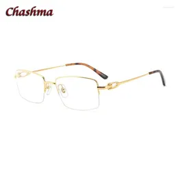 Sunglasses Frames Chashma Men Fashion Glasse Pure Titanium Light Optical Eyewear Designer Optic Degrees Prescription Lenses Spectacles