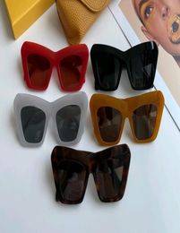 Designer Sunglasses Havana Brown Lens Women Shades Glasse Gafas de Sol with Box9567253