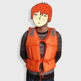 Water Buoyancy Life Jacket Vest for Adults Lifeguard Survival Childrens Swimwear with Whistle Kayaking 240425