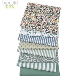 Fabric Printed Twill Cotton FabricPea Green Colour SeriesPatchwork Clothes For DIY Sewing Quilting Baby Childs Bedclothes Material d240503