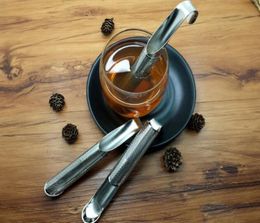 Tea Strainer Amazing Stainless Steel Tea Infuser Pipe Design Touch Feel Good Holder Tool Tea Spoon Infuser Filter5824918