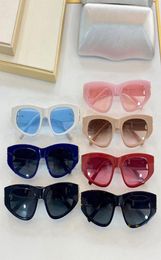 Designer sunglasses 0095 men and women full frame multicolor fashion classic shopping style glasses cat eye frame UV400 high qual7273372