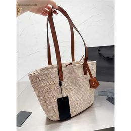 Rive Gauche Fashion Tote Basket Quality Beach Womens Gauche Raffias Bag Handbag Clutch Weave Large Shopping Designer Weekender Crossbody 9954