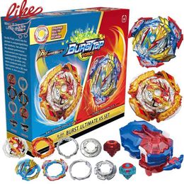 4D Beyblades Laike BU Bey B-205 Spriggan Ultimate Valkyrie with Gear VS Set Spinning Top B184 Custom Launcher Box Toys for Children Q240430