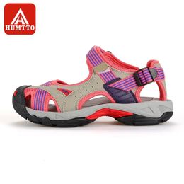 HUMTTO Outdoor Womens Upstream Shoes Breathable Summer Aqua Shoes Rubber Air Mesh Sandals Wading Quick Drying Beach Sneakers 240424