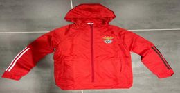 New 202021 benfica mens soccer hoodie jacket windbreaker winter coat full zipper football windbreaker Sweatshirt hooded Men0397005061