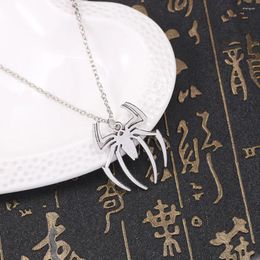 Pendant Necklaces Stainless Steel Simple Personalised Spider Necklace Men And Women Fashion Party Jewellery Gift