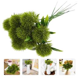 Decorative Flowers 10 Pcs Artificial Dandelion Faux Flower Bunches Lifelike Vintage Fake Po Prop Plastic Wedding Layout Decor Elegant