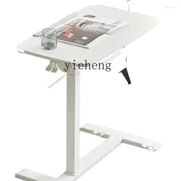 Decorative Figurines XC Bedside Table Standing Lifting Foldable Computer Laptop Home Bedroom Lazy Writing Desk