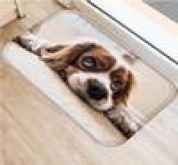 Cute Chihuahua Dog Welcome Doormat Funny Lovely Chihuahua Puppy Pet Door Mat Flannel Floor Rug Carpet Anti Slip Home Decor Gifts5092654