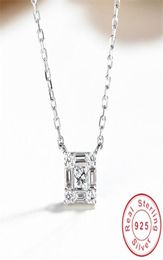 Elegant lady Diamond cz Pendant Real 925 Sterling Silver Charm Party Wedding Pendants Necklace For Women Bridal Fine Jewelry1046813