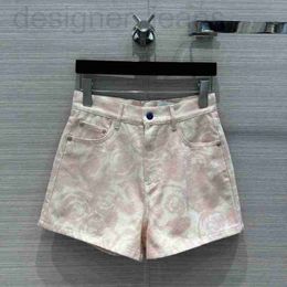 Women's Jeans designer Designer 2024 New Spring Summer Fashion Panelled Straight Brand Same Style Pants Luxury Shorts 0418-27 CSVS