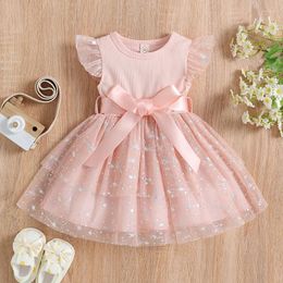 Girl Dresses Toddler Tulle Dress Summer Ruffle Sleeveless Princess Baby Fashion Casual