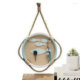 Kitchen Storage Beach Themed Key Holder Decor Coastal Stylish Wall Mounted Rack Sturdy Exquisite