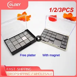 Storage Bottles 1/2/3PCS Eye Shadow Container Pans Makeup Cosmetic Empty Aluminium Palette Cases For Eyeshadow Tool