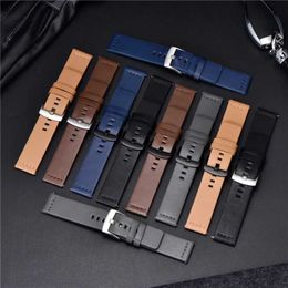 Watch Bands Genuine Leather Strap for Samsung Galaxy Gear S3 band Sport Smart Quick Release bands 18 20 22 24mm H240504