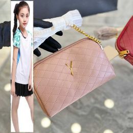 Kids Bags Luxury Brand CC Bag French Womens Shell Camera Coin Vanity Bags With Gold Metal Chain Crossbody Shoulder Cosmetic Case Outdoor Saocoche Purse Diamond Latti