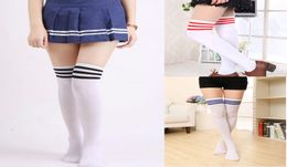 Sexy Medias Striped Long Socks Women Over Knee Thigh High Over The Knee Stockings For Ladies Girls 2020 Warm Knee Socks Women7194906