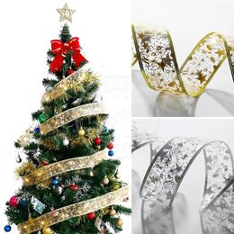 Party Decoration 2/1M Fairy String Lights Gold Silver Bowknot Ribbon LED Christmas Tree Light Home Decorations Wedding Birthday Xmas Gifts