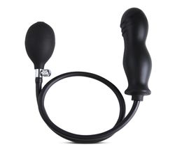Male Anal Butt Plug Silicone Inflatable Expandable Anal Dilator Prostate Massager Anal Sex Toys For Women Men Gays Anus Enlarger S5199635