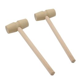 Mini Wooden Hammer Balls Pounder Replacement Wood Mallets Jewelry DIY Crafts DH93121518020