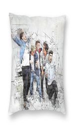 CushionDecorative Pillow One Direction Boy Band Cushion Cover 45x45 Home Decorative 3D Printing Celebrity United Kingdom Throw Ca6391857