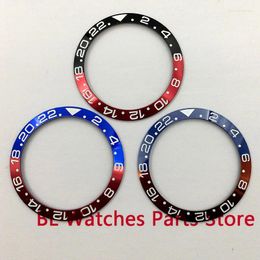 Watch Repair Kits High Quality 38mm Black Red/Blue Red Bezel Insert Fit 40mm Case Titanium