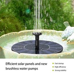 Garden Decorations Solar Floating Water Fountain Powered Pump Multifunction Pond For Decoration
