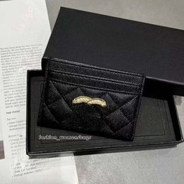 Klassiska plånböcker Designer Womens Plånböcker Korthållare Mynt Mini Real Leather Credit Card Holder Credit Woman Plånböcker