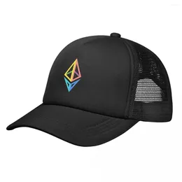 Ball Caps Ethereum Colorful Baseball Mesh Hats Casquette Sport Adult