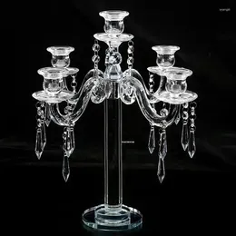 Candle Holders Designer Crystal Glass European Style Wedding Holder Ornaments Modern Home Decoration Table