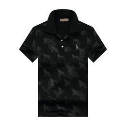 Camisa de pólo masculino T-shirt Men's Sports Fashion Camiseta casual Golf Summer Polos Bordado High Street Hip Hop Tend