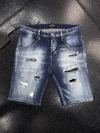 DSQ PHANTOM TURTLE Jeans Men Jean Mens Luxury Designer Skinny Ripped Cool Guy Causal Hole Denim Fashion Brand Fit Jeans Man Washed Pants 20463