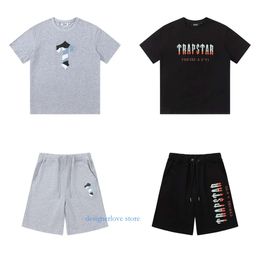 Trapstar T Shirt Men Women Tee Tops Summer New High Quality Embroidery EU Size Cotton Haikyuu Wholesale Clothes Top Tees ESS