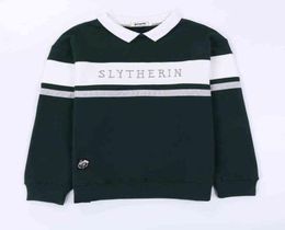 School Style Stripe Uniform is Embroidery Cartoon Men Female Sweatshirt Hoodies Woman Tracksuit Kpop Velvet Y11182974445