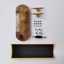 Shape Truck Fingerboard 34mm Complete Finger Skate Board Set Professional Mini Skateboard Toys for Fingerboarders 240420