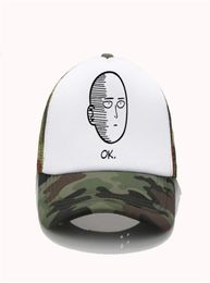 ANIME One Punch Man baseball cap men Womens Summer sun hat Trucker cap fashion caps286U8165661