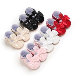 First Walkers Spring and Autumn Sove Sole Shoes Baby Princess Toddler Moccasins Girl H240504 Udel