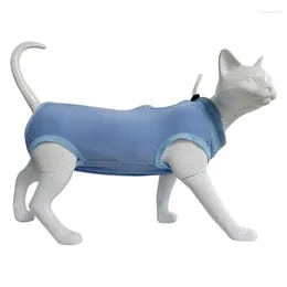 Cat Costumes Recovery Suit Puppy Cats Wound Anti Licking Breathable Kitten Shirt After Wear Pet Clothes Vest