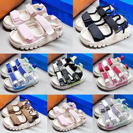 Designer brand Kids Sandals toddlers baby Shoes pink black purple green Summer shoe sandal Children size 26-35