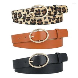 Belts Advanced Sense Female Leopard Waistband PU Choice Leather Alloy Needle Buckle Jeans Decoration Ladies Suitable For Daily