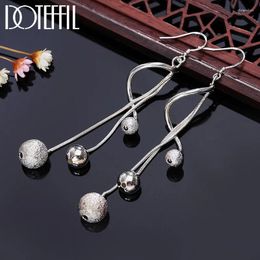 Dangle Earrings Tassel Beads Long Silver Colour For Women Fashion Jewellery Couple Gifts Trendsetter Recommendation