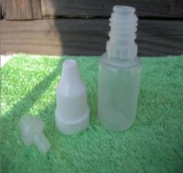 100 Pcs 10 ml 13 oz Plastic Dropper Bottles With Tamper Proof Caps Tips Thief Safe Ring PE LDPE 4 E Vapour Cig Liquid Factory 970978983091