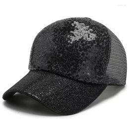 Berets 2024 Light Plate Glitter Eyes Spring Summer Shade Cap Men's And Women's Sunscreen Baseball Outdoor Casual Hat