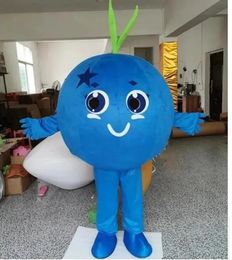 2024 High quality blueberry mascot costume Cartoon Character Outfits Suit Furry Suits Halloween Carnival Birthday Party Dress