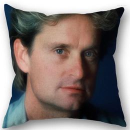 Pillow Michael Douglas Actor Pillowcase Linen Cover Home Decoration Pillows Sofa Gift 45x45cm