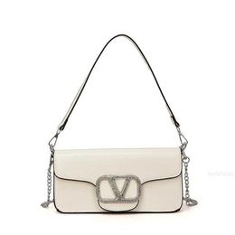 Luxury Designer Shoulder Bags Fashion Diamond v Letter Crossbody Bag Wallet Vintage Ladies Solid Colour Pu Leather Handbag Design Dropshipping ACKT