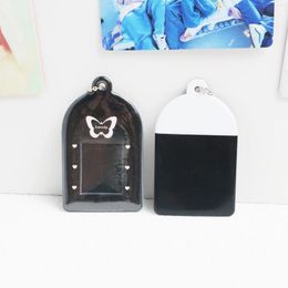 Frames Fashion One Inch Po Holder PVC Material Cute Trend Kpop Collection Bring Chain Pendant Card