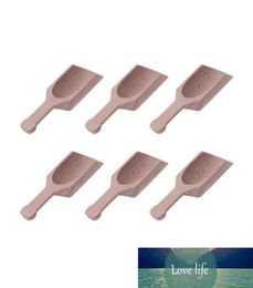 6pcs Wooden Mini Tea Coffee Scoops Flavors Seasoning Spices Milk Power for Kitchen Use4579028
